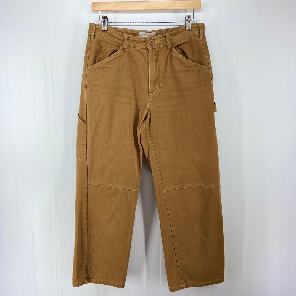 Everlane Cropped Carpenter Pant Gold Caramel Yellow Womens 6